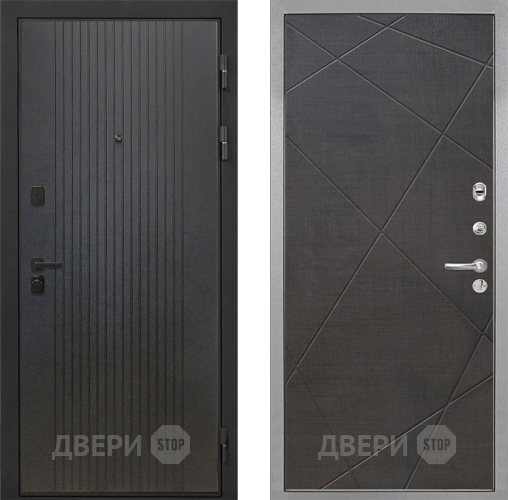 Дверь Интекрон (INTECRON) Профит Black ФЛ-295 Лучи-М Венге распил кофе в Зеленоград