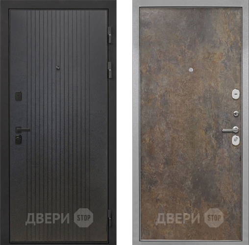 Дверь Интекрон (INTECRON) Профит Black ФЛ-295 Гладкая Гранж в Зеленоград