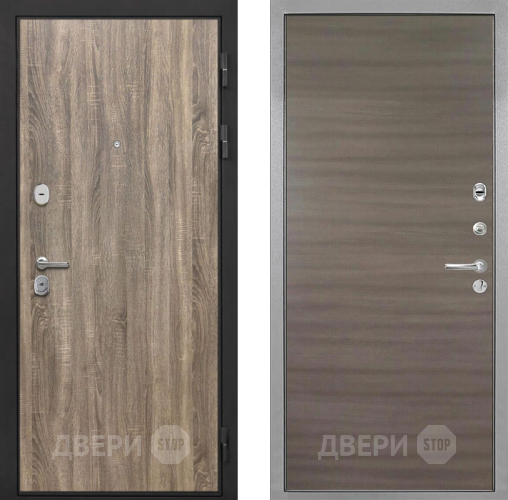 Входная металлическая Дверь Интекрон (INTECRON) Гектор Дуб Турин Гладкая Дуб тоскано поперечный в Зеленоград