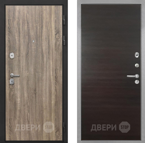 Дверь Интекрон (INTECRON) Гектор Дуб Турин Гладкая Эковенге поперечный в Зеленоград
