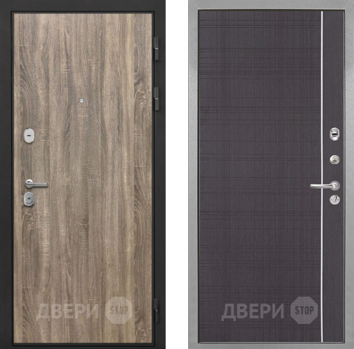 Дверь Интекрон (INTECRON) Гектор Дуб Турин В-07 с молдингом Венге в Зеленоград