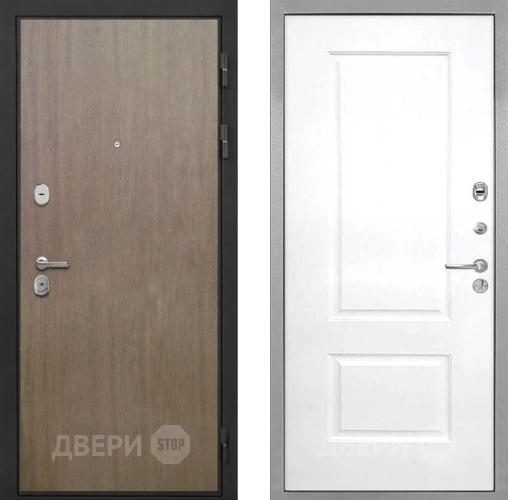 Входная металлическая Дверь Интекрон (INTECRON) Гектор Венге Коричневый Альба Роял Вуд белый в Зеленоград