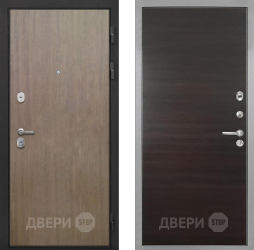 Дверь Интекрон (INTECRON) Гектор Венге Коричневый Гладкая Эковенге поперечный в Зеленоград