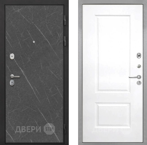 Входная металлическая Дверь Интекрон (INTECRON) Гектор Гранит Лава Оникс Альба Роял Вуд белый в Зеленоград