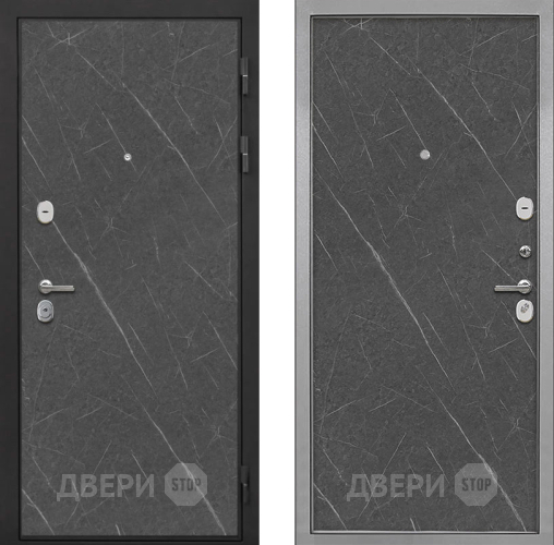 Входная металлическая Дверь Интекрон (INTECRON) Гектор Гранит Лава Оникс Гладкая Гранит лава оникс в Зеленоград