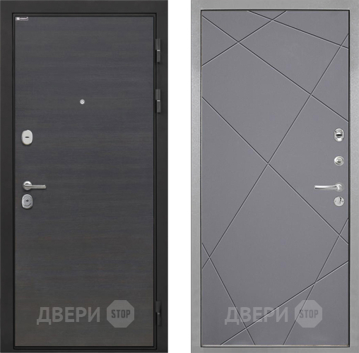 Дверь Интекрон (INTECRON) Гектор Эковенге Лучи-М Графит софт в Зеленоград