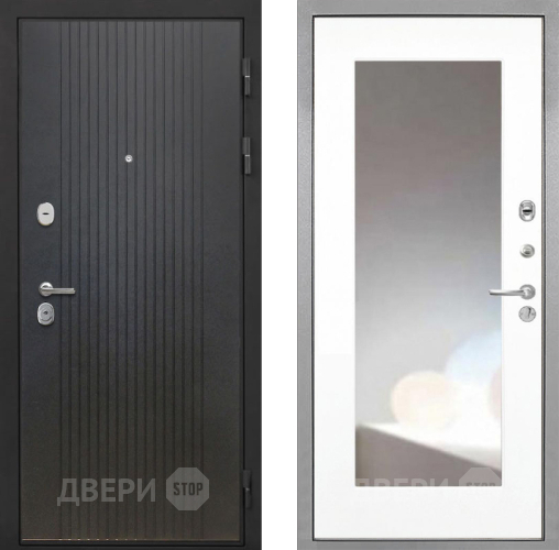Дверь Интекрон (INTECRON) Гектор ФЛ-295 ФЛЗ-120-М Зеркало Белый матовый в Зеленоград