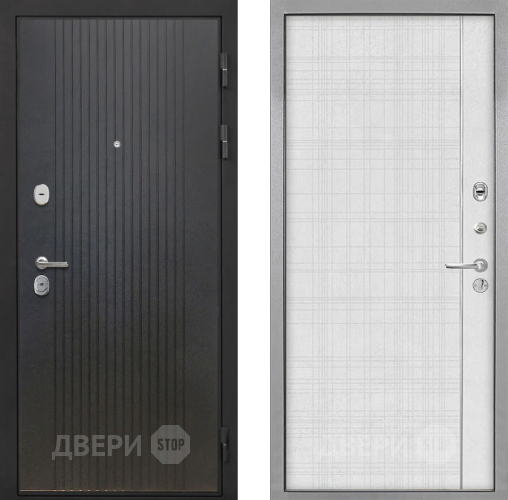 Входная металлическая Дверь Интекрон (INTECRON) Гектор ФЛ-295 В-07 с молдингом Лофт белый в Зеленоград