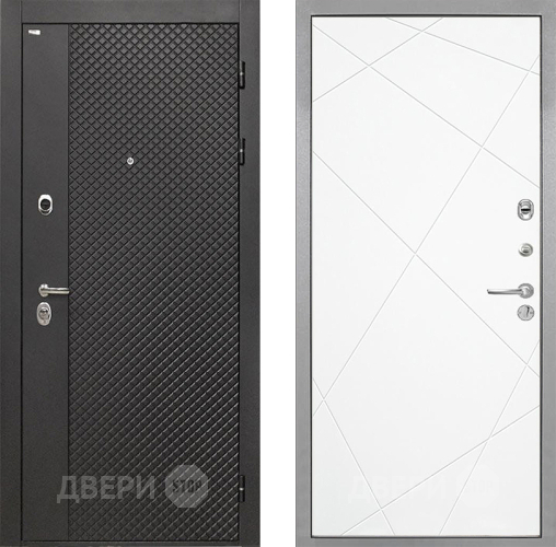 Дверь Интекрон (INTECRON) Олимпия Black 4К Лучи-М Софт милк в Зеленоград
