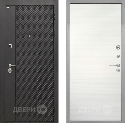 Дверь Интекрон (INTECRON) Олимпия Black 4К Гладкая Дуб сильвер поперечный в Зеленоград