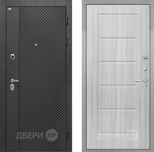 Входная металлическая Дверь Интекрон (INTECRON) Олимпия Black 4К ФЛ-39 Сандал белый в Зеленоград