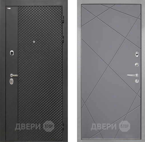 Дверь Интекрон (INTECRON) Олимпия Black 4К Лучи-М Графит софт в Зеленоград