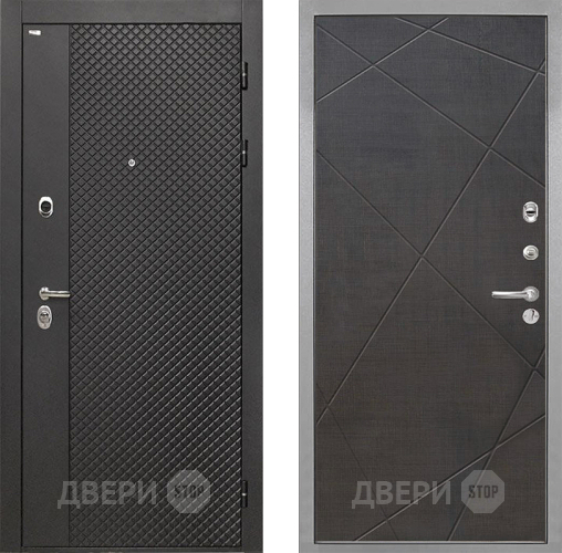 Входная металлическая Дверь Интекрон (INTECRON) Олимпия Black 4К Лучи-М Венге распил кофе в Зеленоград