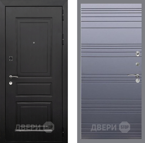 Дверь Рекс (REX) 6 Венге Line Силк титан в Зеленоград