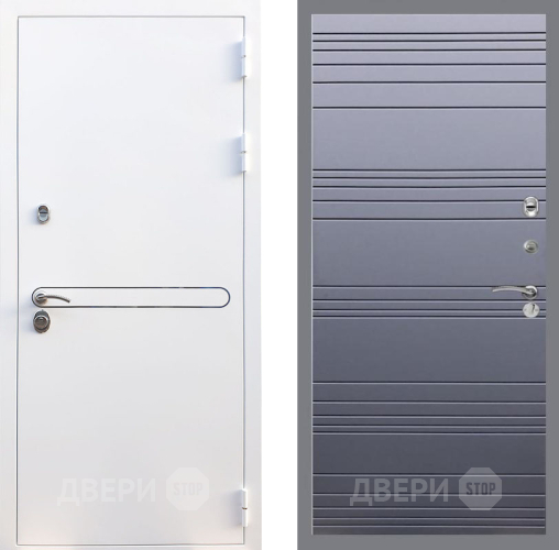 Входная металлическая Дверь Рекс (REX) 27 Line Силк титан в Зеленоград