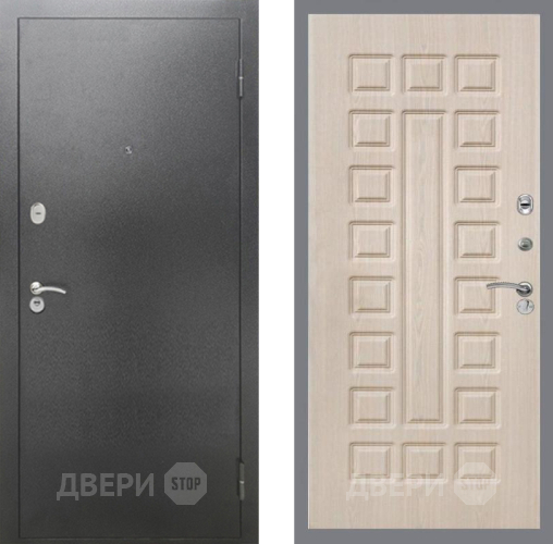 Дверь Рекс (REX) 2А Серебро Антик FL-183 Беленый дуб в Зеленоград