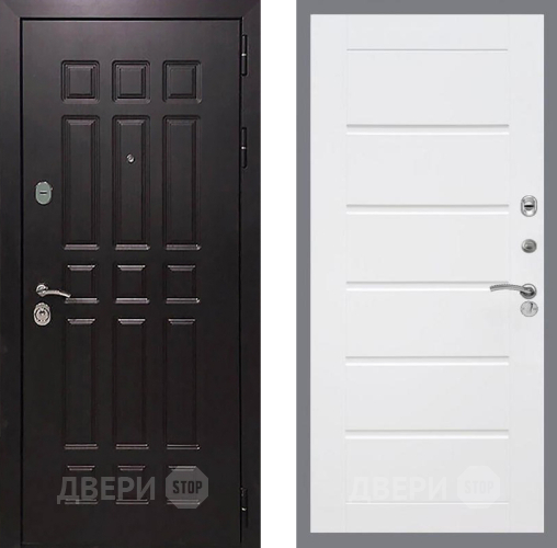 Входная металлическая Дверь Рекс (REX) 8 Сити Белый ясень в Зеленоград