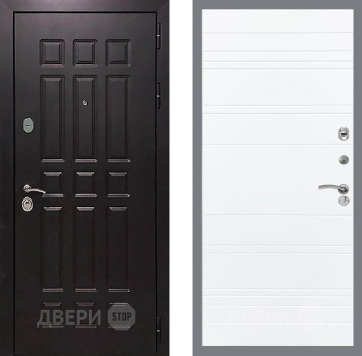 Дверь Рекс (REX) 8 Line Силк Сноу в Зеленоград