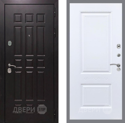 Входная металлическая Дверь Рекс (REX) 8 Смальта Силк Сноу в Зеленоград