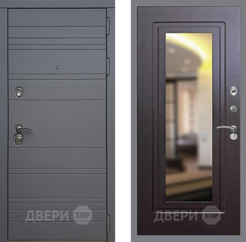 Дверь Рекс (REX) 14 силк титан FLZ-120 Венге в Зеленоград