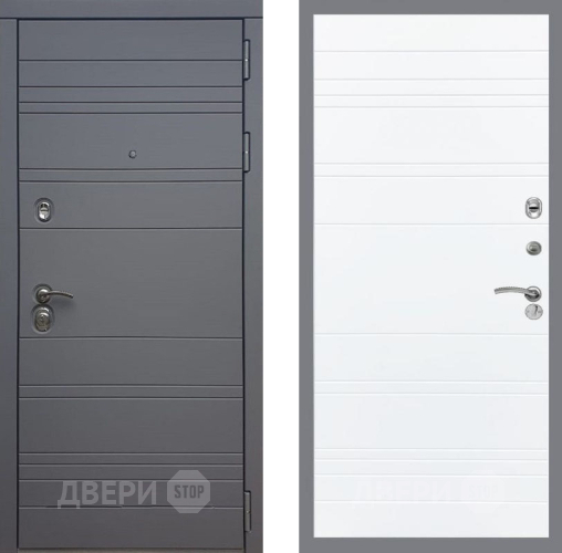 Дверь Рекс (REX) 14 силк титан Line Силк Сноу в Зеленоград