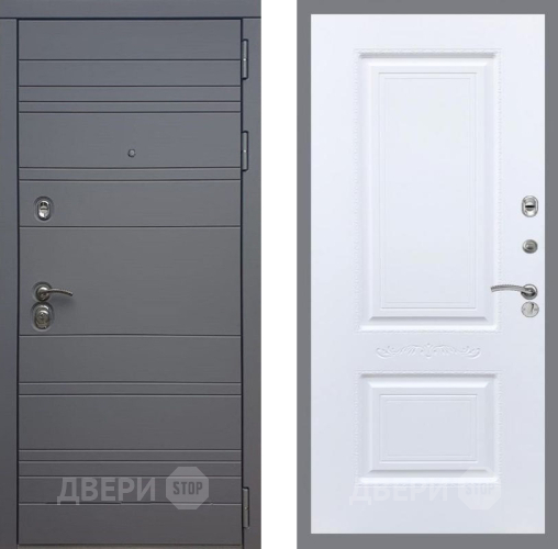 Входная металлическая Дверь Рекс (REX) 14 силк титан Смальта Силк Сноу в Зеленоград