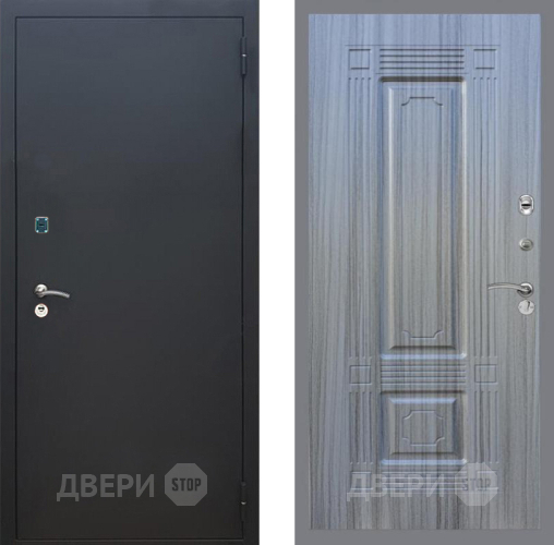 Дверь Рекс (REX) 1A Черный Муар FL-2 Сандал грей в Зеленоград