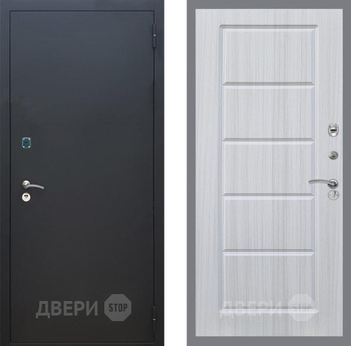 Дверь Рекс (REX) 1A Черный Муар FL-39 Сандал белый в Зеленоград