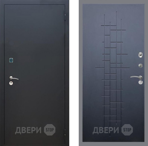 Входная металлическая Дверь Рекс (REX) 1A Черный Муар FL-289 Ясень черный в Зеленоград