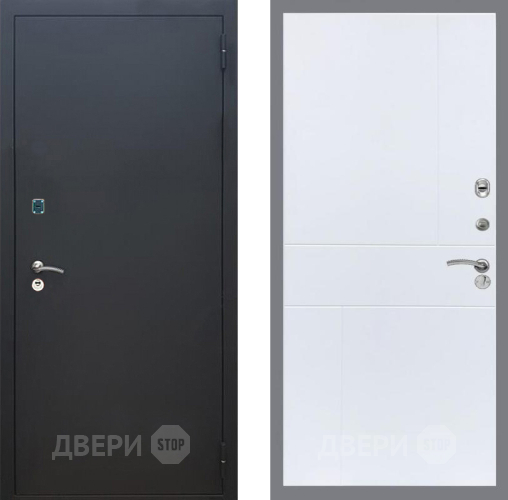 Дверь Рекс (REX) 1A Черный Муар FL-290 Силк Сноу в Зеленоград