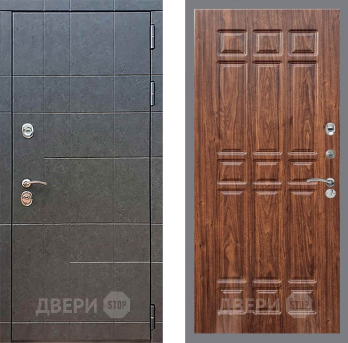 Входная металлическая Дверь Рекс (REX) 21 FL-33 орех тисненый в Зеленоград