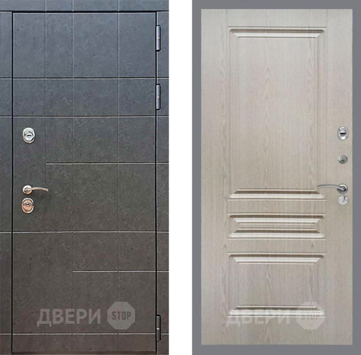 Входная металлическая Дверь Рекс (REX) 21 FL-243 Беленый дуб в Зеленоград