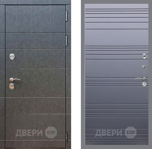 Входная металлическая Дверь Рекс (REX) 21 Line Силк титан в Зеленоград