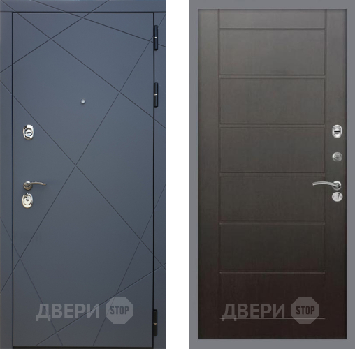 Входная металлическая Дверь Рекс (REX) 13 Силк Титан Сити Венге в Зеленоград
