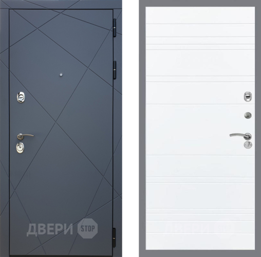 Входная металлическая Дверь Рекс (REX) 13 Силк Титан Line Силк Сноу в Зеленоград