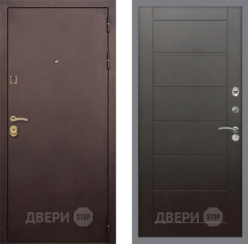 Входная металлическая Дверь Рекс (REX) Лайт 3К Сити Венге в Зеленоград