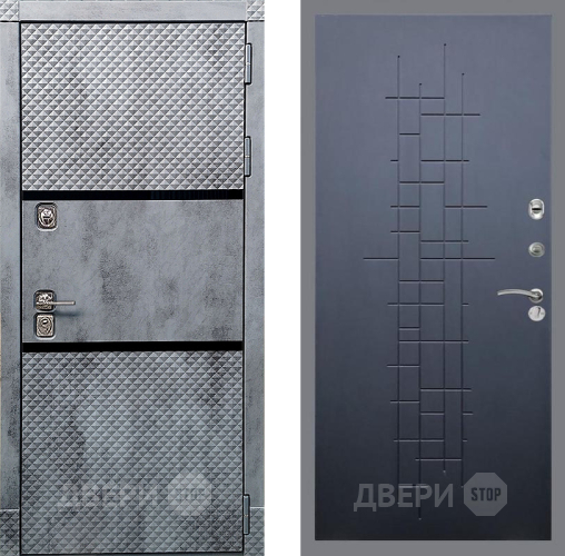 Входная металлическая Дверь Рекс (REX) 15 Бетон Темный FL-289 Ясень черный в Зеленоград