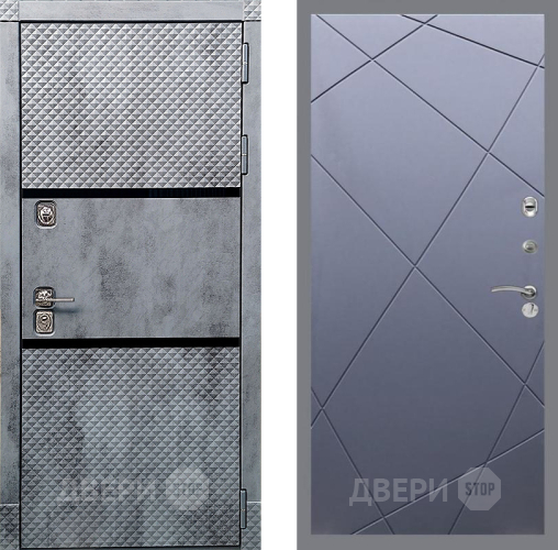 Входная металлическая Дверь Рекс (REX) 15 Бетон Темный FL-291 Силк титан в Зеленоград