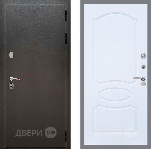 Дверь Рекс (REX) 5 Серебро Антик FL-128 Силк Сноу в Зеленоград