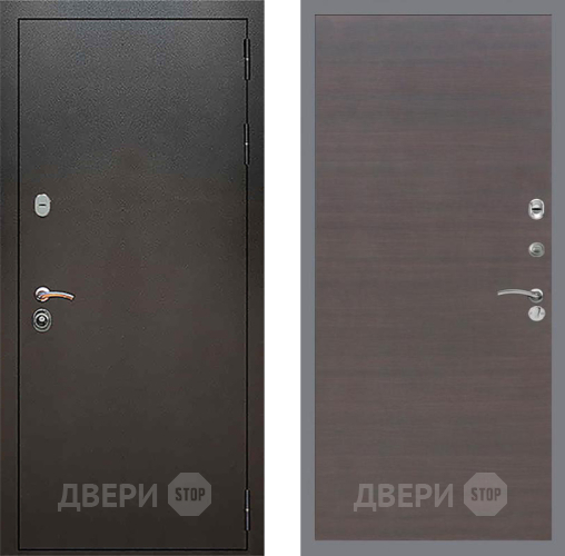 Входная металлическая Дверь Рекс (REX) 5 Серебро Антик GL венге поперечный в Зеленоград