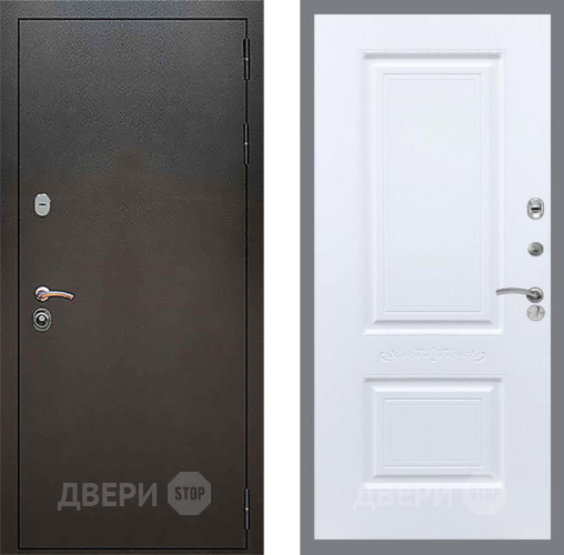 Дверь Рекс (REX) 5 Серебро Антик Смальта Силк Сноу в Зеленоград