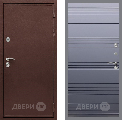 Дверь Рекс (REX) 5А Line Силк титан в Зеленоград