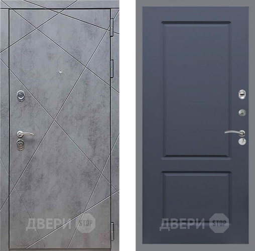 Входная металлическая Дверь Рекс (REX) 13 Бетон Темный FL-117 Силк титан в Зеленоград