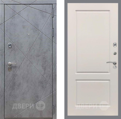 Дверь Рекс (REX) 13 Бетон Темный FL-117 Шампань в Зеленоград