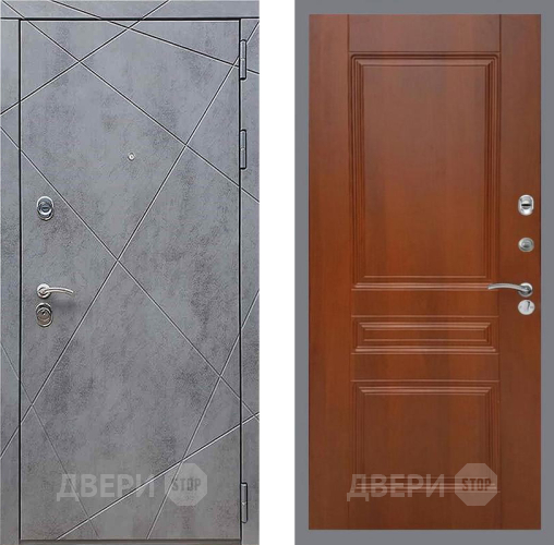 Дверь Рекс (REX) 13 Бетон Темный FL-243 Итальянский орех в Зеленоград