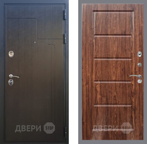 Входная металлическая Дверь Рекс (REX) Премиум-246 FL-39 орех тисненый в Зеленоград