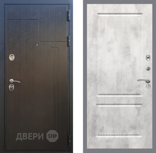 Входная металлическая Дверь Рекс (REX) Премиум-246 FL-117 Бетон светлый в Зеленоград