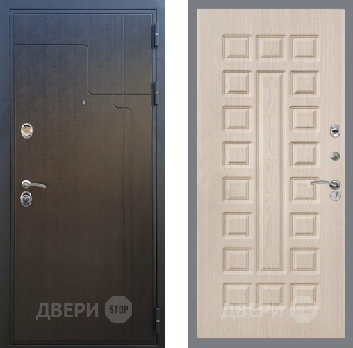 Входная металлическая Дверь Рекс (REX) Премиум-246 FL-183 Беленый дуб в Зеленоград