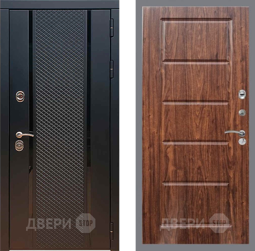 Входная металлическая Дверь Рекс (REX) 25 FL-39 орех тисненый в Зеленоград