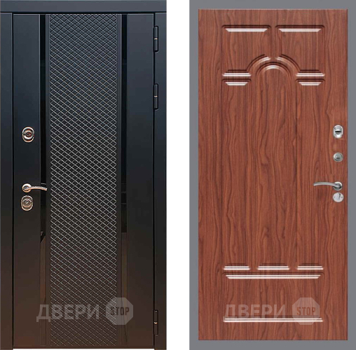 Дверь Рекс (REX) 25 FL-58 орех тисненый в Зеленоград